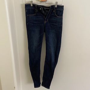 American Eagle dark wash high rise jeggings